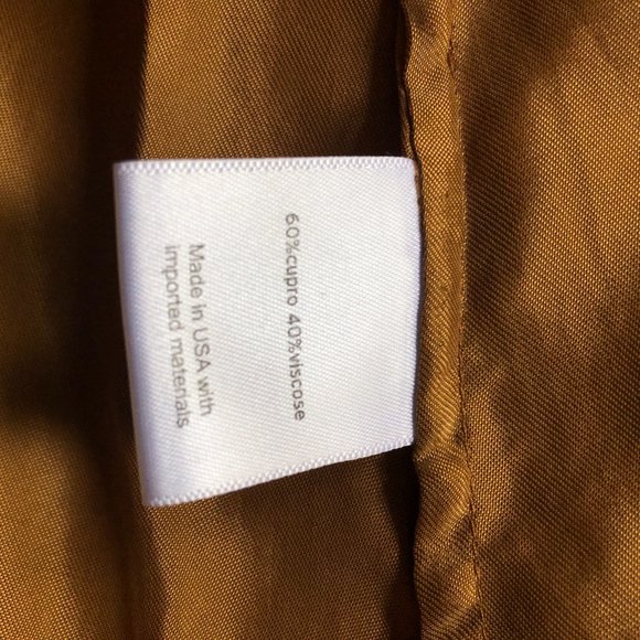 Norte Finisterre Cupro Dress in Mustard/Gold XS/S - Picture 7 of 9